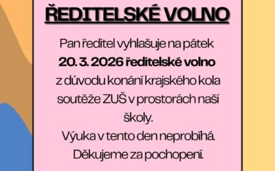 Vyhlášení ředitelského volna